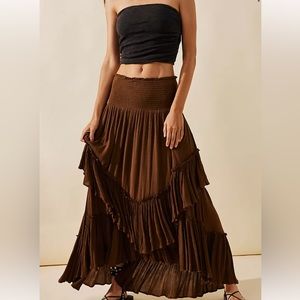 Free People The Convertible Skirt - rust size XS. Runs large